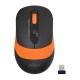 Мышь A4Tech Fstyler FG10 черный/оранжевый оптическая (2000dpi) беспроводная USB (4but)