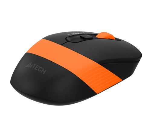 Мышь A4Tech Fstyler FG10 черный/оранжевый оптическая (2000dpi) беспроводная USB (4but) Мышь A4Tech Fstyler FG10 черный/оранжевый оптическая (2000dpi) беспроводная USB (4but)