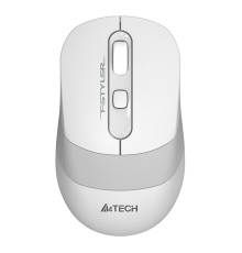Мышь A4Tech Fstyler FG10 белый/серый оптическая (2000dpi) беспроводная USB (4but)