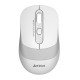 Мышь A4Tech Fstyler FG10 белый/серый оптическая (2000dpi) беспроводная USB (4but)