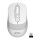 Мышь A4Tech Fstyler FG10 белый/серый оптическая (2000dpi) беспроводная USB (4but)