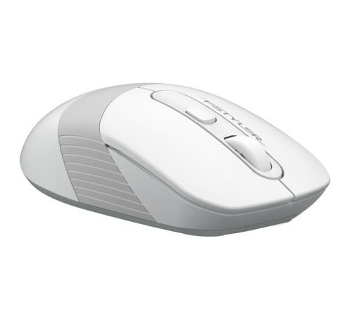 Мышь A4Tech Fstyler FG10 белый/серый оптическая (2000dpi) беспроводная USB (4but) Мышь A4Tech Fstyler FG10 белый/серый оптическая (2000dpi) беспроводная USB (4but)