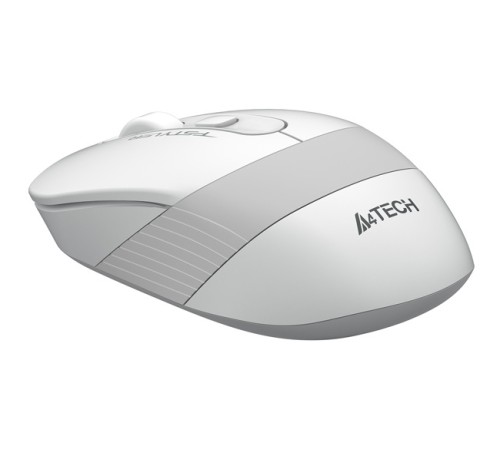 Мышь A4Tech Fstyler FG10 белый/серый оптическая (2000dpi) беспроводная USB (4but) Мышь A4Tech Fstyler FG10 белый/серый оптическая (2000dpi) беспроводная USB (4but)