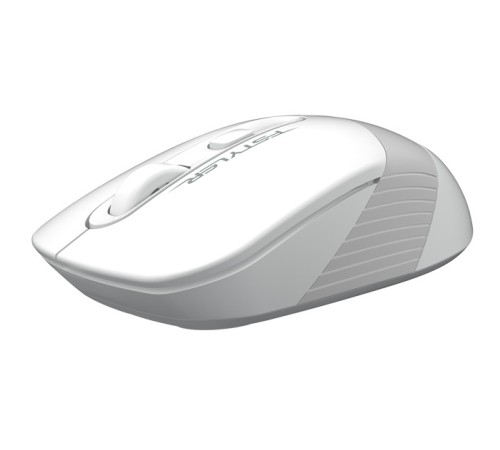 Мышь A4Tech Fstyler FG10 белый/серый оптическая (2000dpi) беспроводная USB (4but) Мышь A4Tech Fstyler FG10 белый/серый оптическая (2000dpi) беспроводная USB (4but)