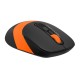 Клавиатура + мышь A4Tech Fstyler FG1010 клав:черный/оранжевый мышь:черный/оранжевый USB беспроводная Multimedia