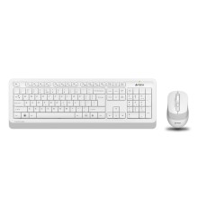 Клавиатура + мышь A4Tech Fstyler FG1010 клав:белый/серый мышь:белый/серый USB беспроводная Multimedia