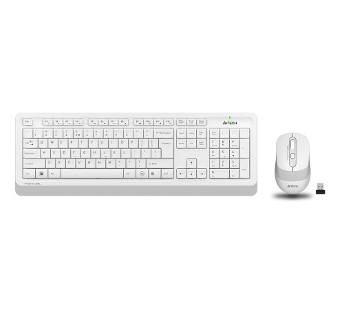 Клавиатура + мышь A4Tech Fstyler FG1010 клав:белый/серый мышь:белый/серый USB беспроводная Multimedia Клавиатура + мышь A4Tech Fstyler FG1010 клав:белый/серый мышь:белый/серый USB беспроводная Multimedia
