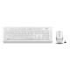 Клавиатура + мышь A4Tech Fstyler FG1010 клав:белый/серый мышь:белый/серый USB беспроводная Multimedia