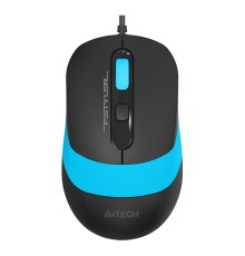 Мышь A4Tech Fstyler FM10 черный/синий оптическая (1600dpi) USB (4but)