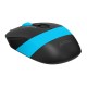 Мышь A4Tech Fstyler FM10 черный/синий оптическая (1600dpi) USB (4but)
