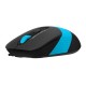 Мышь A4Tech Fstyler FM10 черный/синий оптическая (1600dpi) USB (4but)
