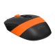 Мышь A4Tech Fstyler FM10 черный/оранжевый оптическая (1600dpi) USB (4but)