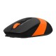 Мышь A4Tech Fstyler FM10 черный/оранжевый оптическая (1600dpi) USB (4but)