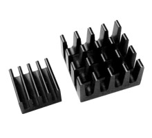 Радиатор ACD RA027 Набор радиаторов ACD Black Aluminum Heat Sink set (14*14*7mm + 9*9*5mm) for Raspberry Pi3 B, Pi3 B+, Pi4