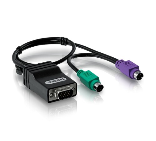 Переключатель консоли (KVM) TRENDnet CAT5 PS/2 Server Interface RTL {64}