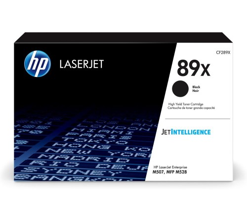 Картридж лазерный HP 89X CF289X черный (10000стр.) для HP LJ M507/MFP M528 Картридж лазерный HP 89X CF289X черный (10000стр.) для HP LJ M507/MFP M528