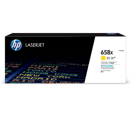 Картридж лазерный HP 658X W2002X желтый (28000стр.) для HP CLJ Enterprise M751