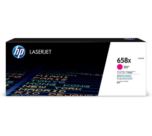 Картридж лазерный HP 658X W2003X пурпурный (28000стр.) для HP CLJ Enterprise M751