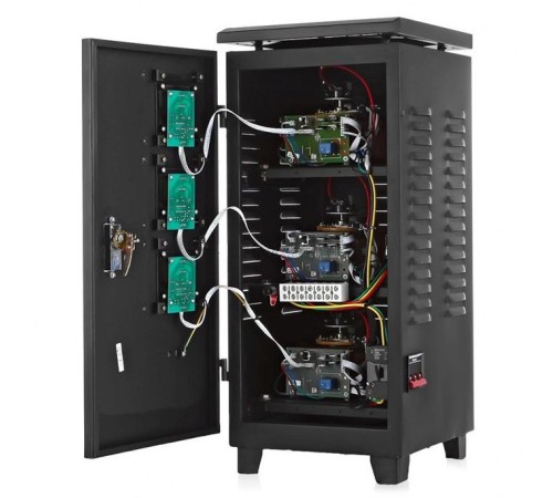 Ресанта АСН-60 000/3 63/4/10 Стабилизатор  трехфазный {380В±2%, Габ. 650х540х1090, Вес 205 кг}