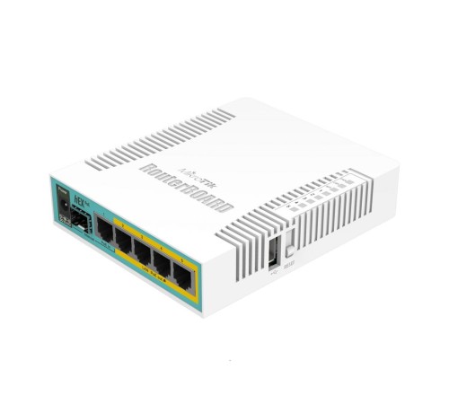 Роутер MikroTik hEX PoE (RB960PGS) 10/100/1000BASE-TX/SFP белый