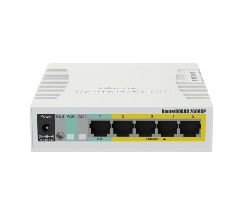 Коммутатор 5PORT 1000M RB260GSP MIKROTIK
