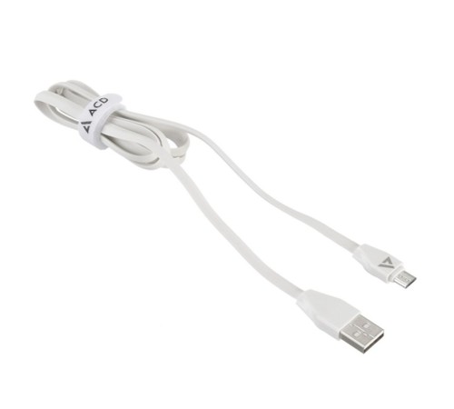 Кабели USB ACD USB кабель ACD-Life MicroUSB ; USB-A TPE, 1м, белый (ACD-U920-M1W) Кабели USB ACD USB кабель ACD-Life MicroUSB ; USB-A TPE, 1м, белый (ACD-U920-M1W)