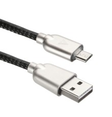 Кабели USB ACD USB кабель ACD-Allure MicroUSB ; USB-A Кожа, 1м, черный (ACD-U926-M1B)