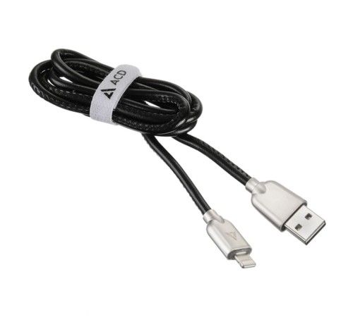 Кабели USB ACD USB кабель ACD-Allure Lightning ; USB-A Кожа, 1м, черный (ACD-U926-P5B) Кабели USB ACD USB кабель ACD-Allure Lightning ; USB-A Кожа, 1м, черный (ACD-U926-P5B)
