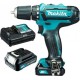 Дрель-шуруповерт Makita DF333DWYE аккум. патрон:быстрозажимной (кейс в комплекте)
