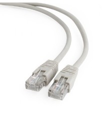 Кабель Cablexpert Патч-корд UTP Cablexpert PP12-5M   кат.5e, 5м, литой, многожильный (серый) {90} (011525)