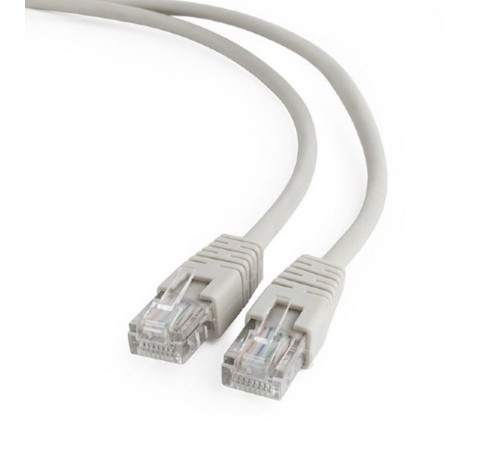 Кабель Cablexpert Патч-корд UTP Cablexpert PP12-5M   кат.5e, 5м, литой, многожильный (серый) {90} (011525)