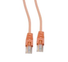 Кабель Cablexpert Патч-корд UTP Cablexpert PP12-1M/O  кат.5e, 1м, литой, многожильный (оранжевый)