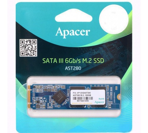 Жесткий диск SSD Apacer 480Gb M.2 2280 SATA [AP480GAST280-1]