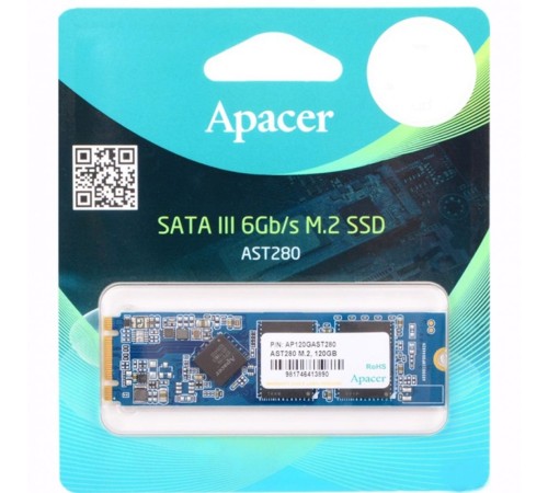 Жесткий диск SSD Apacer 240Gb M.2 2280 SATA [AP240GAST280-1]
