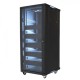 Шкаф Wize Wize W27UR Телекоммуникационный шкаф (Рэковая стойка) 19”, высота 27U, габариты 1388х600х610 мм, вентиляция, колесики, макс. вес нагрузки 798 кг, сталь, черный