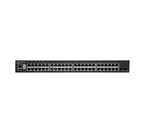 48 x GE + 2 x 10G SFP+ ports + 1 x expansion slot (for dual 10G SFP+ ports) L3 Stackable Switch, w/ 1 x RJ45 console port, 1 x USB type A storage port, RPU connector, Stack up to 4 units Edge-corE ECS4620-52T