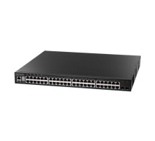 48 x GE + 2 x 10G SFP+ ports + 1 x expansion slot (for dual 10G SFP+ ports) L3 Stackable Switch, w/ 1 x RJ45 console port, 1 x USB type A storage port, RPU connector, Stack up to 4 units,PoE Budget max. 780W Edge-corE ECS4620-52P