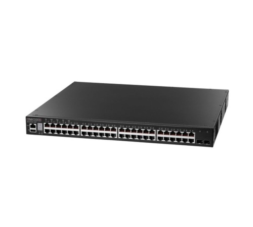 48 x GE + 2 x 10G SFP+ ports + 1 x expansion slot (for dual 10G SFP+ ports) L3 Stackable Switch, w/ 1 x RJ45 console port, 1 x USB type A storage port, RPU connector, Stack up to 4 units,PoE Budget max. 780W Edge-corE ECS4620-52P