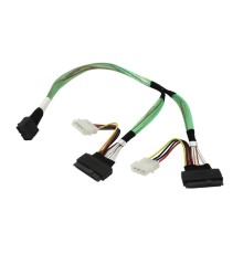 Кабель Amphenol Cable 05-50065-00   U.2 Enabler, HD (SFF8643) -to- (2x SFF8639), 50cm,  Used to attach directly to the 8639 interface of the NVMe drive (05-50065-00)