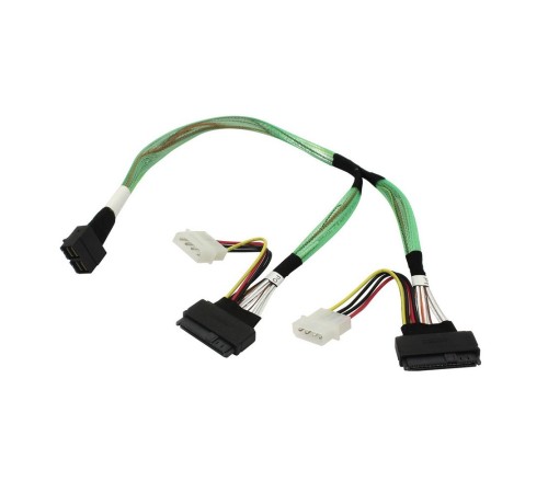 Кабель Amphenol Cable 05-50065-00 U.2 Enabler, HD (SFF8643) -to- (2x SFF8639), 50cm, Used to attach directly to the 8639 interface of the NVMe drive (05-50065-00) Кабель Amphenol Cable 05-50065-00 U.2 Enabler, HD (SFF8643) -to- (2x SFF8639), 50cm, Used to attach directly to the 8639 interface of the NVMe drive (05-50065-00)