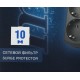 Сетевой фильтр Pilot m-MAX 10м (4 розетки) серый (коробка)