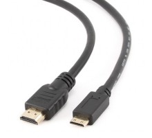 Кабель Cablexpert Кабель HDMI-miniHDMI Cablexpert CC-HDMI4C-6, v1.4, 19M/19M, 1.8м, 3D, Ethernet, черный, позол.разъемы, экран, пакет