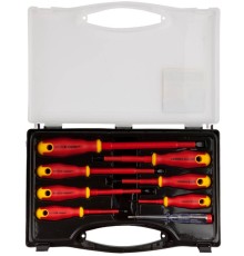 STAYER Набор "PROFI" "ELECTRO": Отвертки диэлектрические, тестер, 100-250В, Cr-V, 8шт [25145-H8_z01]