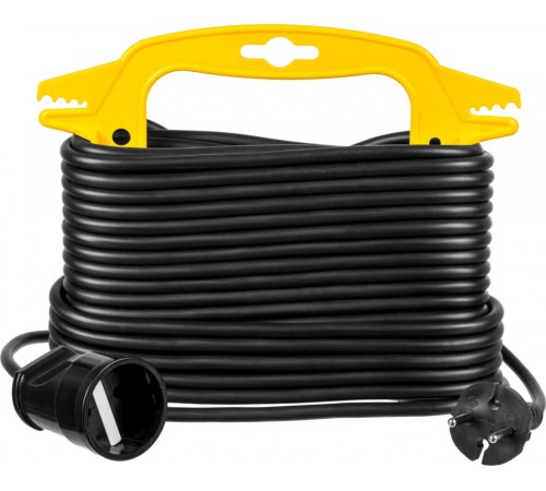 Удлинитель силовой Stayer 55014-15_z01 2x0.75кв.мм 1розет. 15м ПВС пласт.рамка черный Удлинитель силовой Stayer 55014-15_z01 2x0.75кв.мм 1розет. 15м ПВС пласт.рамка черный
