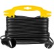 Удлинитель силовой Stayer 55014-15_z01 2x0.75кв.мм 1розет. 15м ПВС пласт.рамка черный