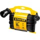 Удлинитель силовой Stayer 55014-15_z01 2x0.75кв.мм 1розет. 15м ПВС пласт.рамка черный