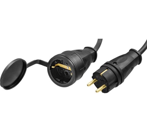 Удлинитель силовой Stayer 55026-20 3x1.5кв.мм 1розет. 20м КГ без катушки черный Удлинитель силовой Stayer 55026-20 3x1.5кв.мм 1розет. 20м КГ без катушки черный