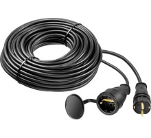 Удлинитель силовой Stayer 55026-30 3x1.5кв.мм 1розет. 30м КГ без катушки черный