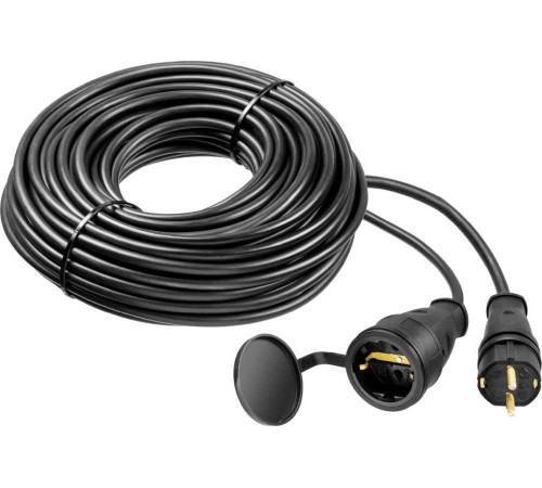 Удлинитель силовой Stayer 55026-30 3x1.5кв.мм 1розет. 30м КГ без катушки черный Удлинитель силовой Stayer 55026-30 3x1.5кв.мм 1розет. 30м КГ без катушки черный