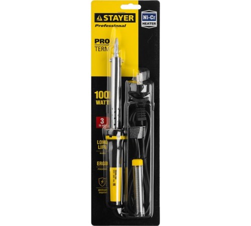 Паяльник Stayer 55300-100 электрический 100Вт Паяльник Stayer 55300-100 электрический 100Вт